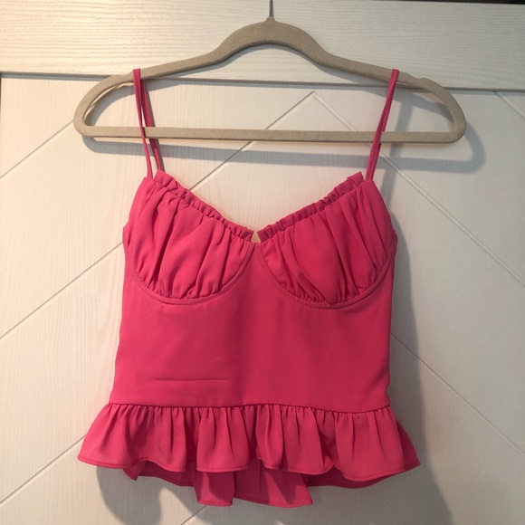 Superdown Ruffle Pink Cami - Picture 4 of 4